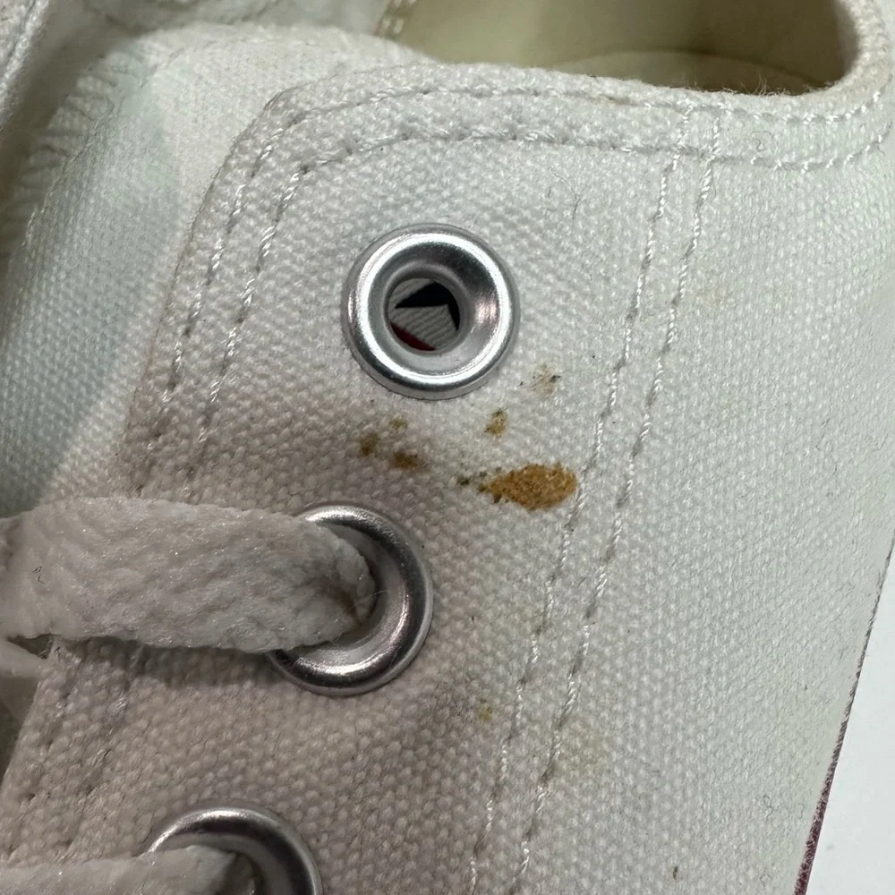 Women’s White Converse Chuck Taylor All Star Sneakers Sz.7 - Picture 5 of 7